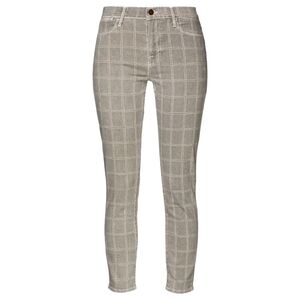 FRAME Le High Skinny checked cotton-blend twill skinny pants Size 26